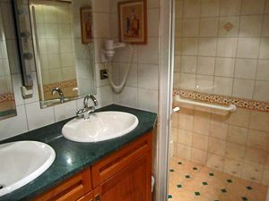 La Nouvelle Etoile tiled ensuite bathroom La Nouvelle Etoile tiled ensuite bathroom