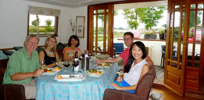 Lunch on board Savoir Vivre