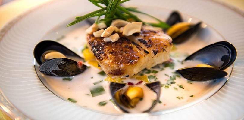 Grand Victoria serves gourmet meals and fine wines