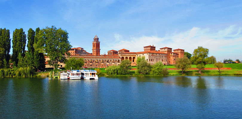 Town of Mantua on the Po River