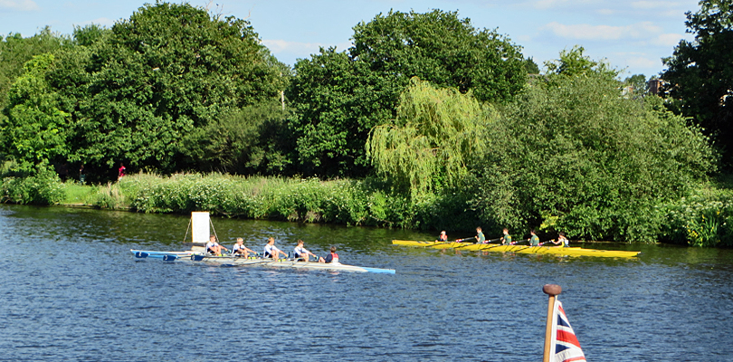 Regatta race on the Thames River