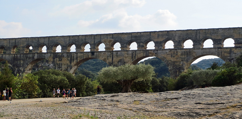 Pont du Gard aqueduct in Provence