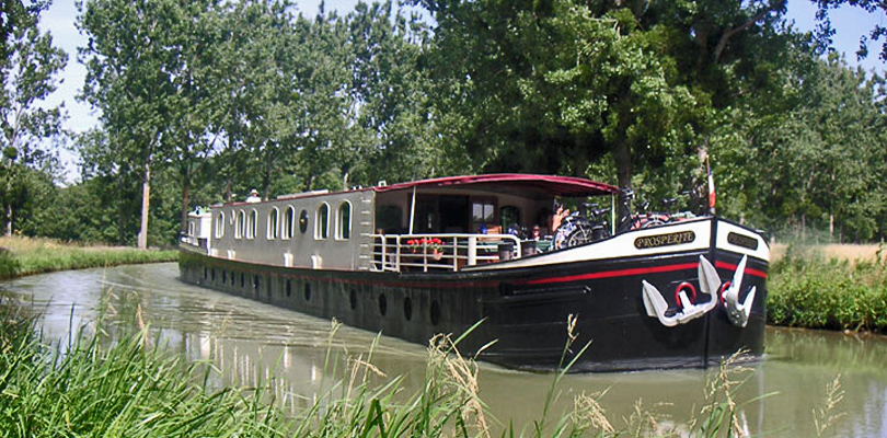 Prosperite barge cruise on Burgundy Canal, Southern Burgundy