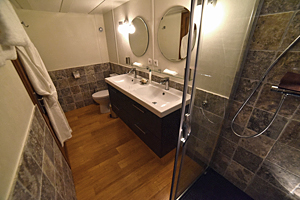 Finesse roomy ensuite bathrooms