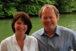 Barge Apres Tout owners/operators, Caroline and Rory Macrae