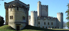 Chateau de Roquetaillade in the Bordeaux wine region