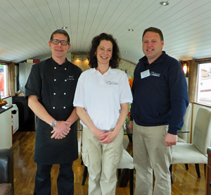 Esperance Chef, Hostess and Captain Roger Gronow