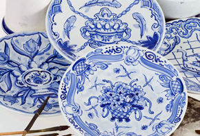 Visit Delft and one of it's handmade pottery factories 