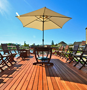 Luciole large deck lounge