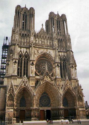 Reims Cathedral in Champagne