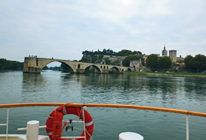 Avignon on the Rhone River in Provence