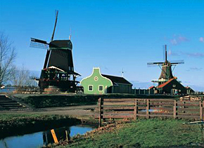 Cruise through Holland, country of windmills, clogs and cheese