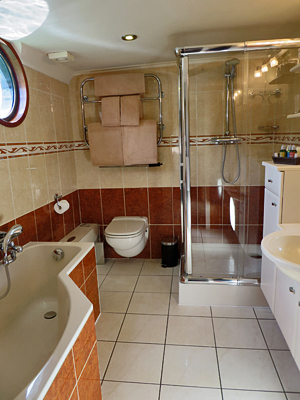 Prosperite tiled ensuite bathrooms