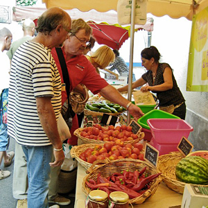 Going to the local market with Captain Uli