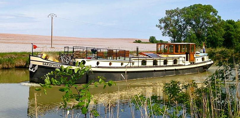 Saraphina barge cruise on Canal du Midi, South of France