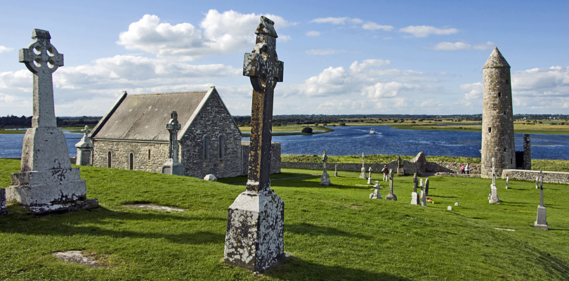 Shannon Princess at Clonmacnoise ruins