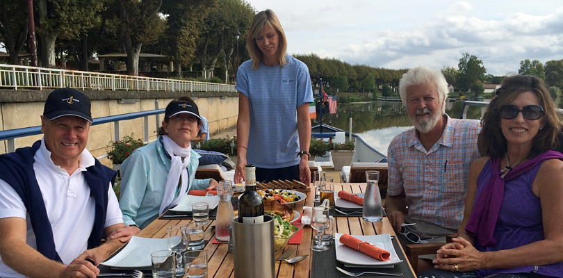 Saint Louis on-deck dining